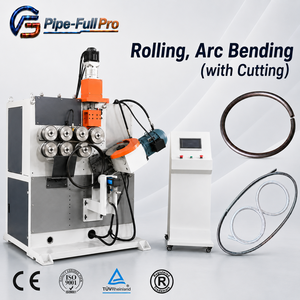 CNC Tube Rolling <b>Bending</b> <b>Machine</b> for Metal Furniture Round Square Rectangular Stainless Steel Pipe Circle Cutting Forming - Product Image 1