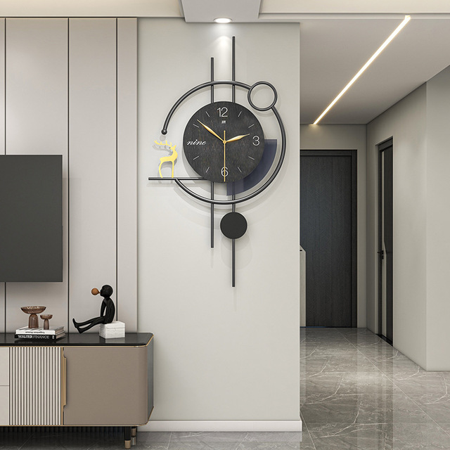 Creative Modern Home Decor Wall Watch Clock for Living Room Large Size