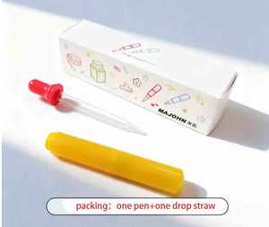 <span class=keywords><strong>Moonman</strong></span>/Majohn - Bolígrafo de Tinta de Gel Miniatura con Diseño de Caramelo, 8 cm de Largo, 2.6 mm, con Pajita para Escribir en el Diario - Product Image 5