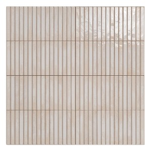 Piastrella Koto Pearl 35 X 35 Cm Pre-Tagliata Finitura Lucida Bordi Irregolari - Product Image 1
