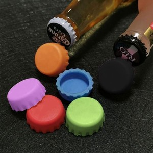 Silicone Rubber Bottle Caps Reusable Beer <b>Savers</b> Glass Soda Bottles Seal Cover Beer Cap for Bar Accessories to Keep <b>Wine</b> Fresh - Product Image 1