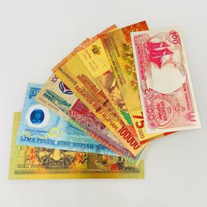 Billetes de Rupiah Indonesio con Lámina de Oro, Moneda Ficticia de Indonesia, Regalos Conmemorativos, Colección, para Fiestas y Películas, Venta al Por Mayor - Product Image 3