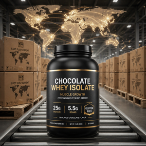 Proteína de Suero de Leche Aislada Sin Gluten, Chocolate, 25g de Proteína, Suplemento para el Crecimiento Muscular, Recuperación Post-Entrenamiento, OEM - Product Image 6