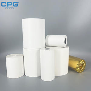 Papel Térmico para Cajas Registradoras, Libre de BPA, 57x40mm, 80x80mm, Rollo de Papel para Recibos de Máquinas de Pago ATM/POS, Venta al Por Mayor del Fabricante - Product Image 1