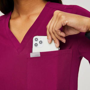 2022 personnalisé gris anatomie gommage ensemble femme et homme Polyester coton Spandex gommage costume conceptions pour les femmes - Product Image 6