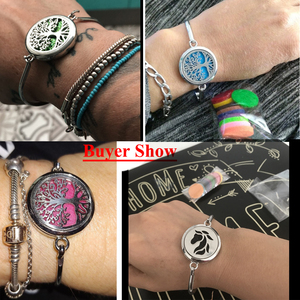 New Flower Design Aromatherapy Diffuser Stainless Steel Perfume <b>Locket</b> Aroma Essential Oil Diffuser Bracelet Bangle Jewelry - Product Image 4