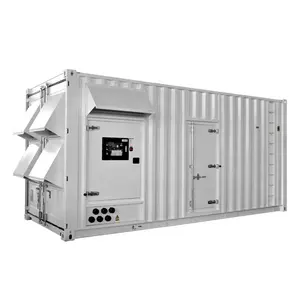 60hz 1000kw diesel engine 1250kva 40ft container diesel generator soundproof material for generators
