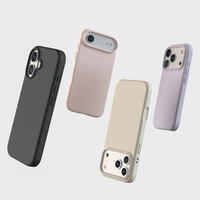 Étui magnétique écologique pour iPhone 17 17 Air Pro Max – Coque de téléphone en silicone liquide minimaliste, confortable et personnalisable