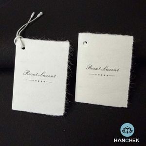 Etiquetas de Papel Ecológicas Impresas con Serigrafía, Etiquetas de Marca para Ropa, Etiquetas Colgantes Personalizadas para Bolsas de Ropa, Zapatos - Product Image 3