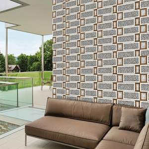 Carreaux muraux numériques, panneaux de revêtement en pierre artificielle, carreaux muraux décoratifs imprimés en 3D, finition brillante ou mate, intérieur/extérieur - Product Image 1