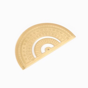 Maxery cao cấp rắn brass Cai Trị thước đo thiết lập vuông cai trị thiết lập cao cấp văn phòng phẩm thiết lập biểu tượng tùy chỉnh gói quà tặng - Product Image 2