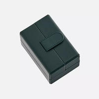 Boîte de rangement de luxe double porte pour montres, organisateur avec doublure en daim pour homme, présentoir de montres-bracelets, coffret cadeau durable et antichoc