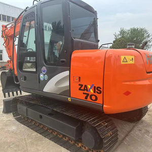 Excavatrice Hitachi ZX70 d'occasion en excellent état, prix bas, modèle 2022, poids opérationnel de 7500 kg, capacité de la cuve de 0,34 m - Product Image 1
