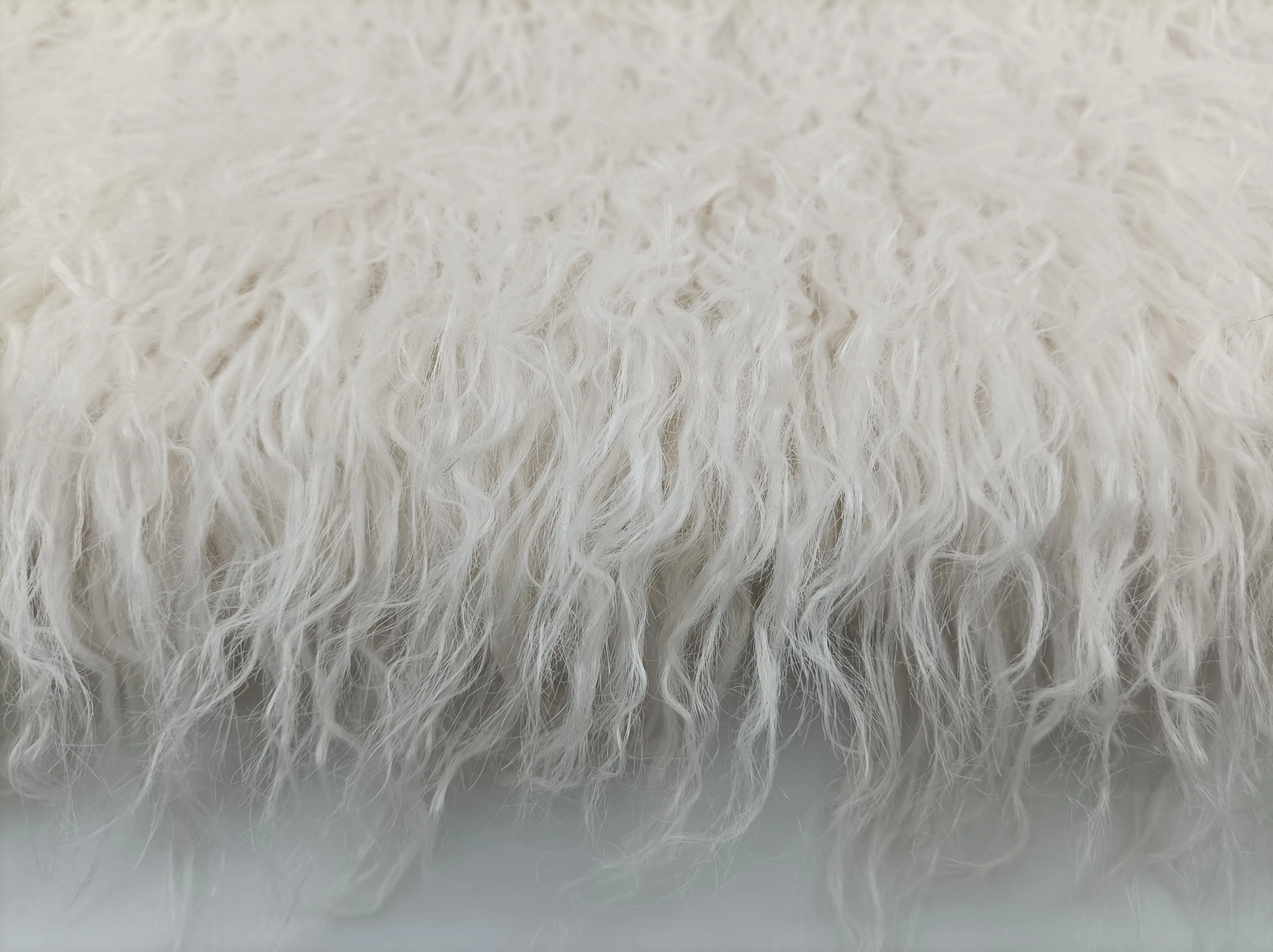 Chất lượng cao đống dài mông cổ cừu cao đống Faux lông vải cho hàng may mặc/hometextile/Đồ chơi