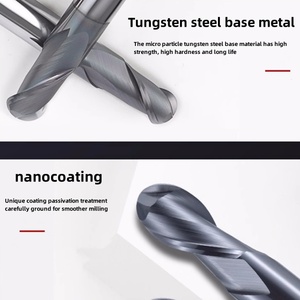 Chất lượng cao hàng không vũ trụ chính xác máy móc Carbide Cutter rắn mũi End Mill bóng mũi bit CNC <span class=keywords><strong>Router</strong></span> bit OEM hỗ trợ altin - Product Image 3