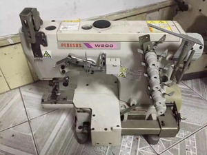 Used W200 <b>Oil</b>-resistant Small Diameter Square Head Flat Seam Overlock <b>Machine</b>, Industrial <b>Sewing</b> <b>Machine</b> - Product Image 3