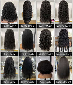 Perruque en cheveux humains vierges cambodgiens, 30 pouces, densité 250%, blonde, HD transparente, ondulée, bouclée - Product Image 5