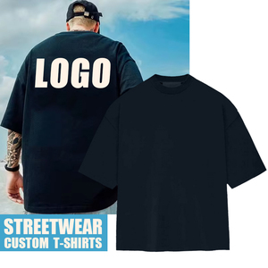 <span class=keywords><strong>Street</strong></span> <span class=keywords><strong>Wear</strong></span> Drop Blank T-shirt lourd Overs Homme Unisexe Doux 100% Coton Spandex 300 Gsm T-shirts surdimensionnés - Product Image 1