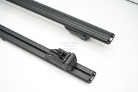 Barre transversale universelle en alliage d'aluminium pour barres de toit surélevées, robuste, réglable, capacité de charge 200 kg
