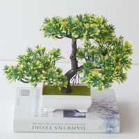Mini Bonsaï en plastique, artificiel, décoratif, petit arbre bonsaï, plantes