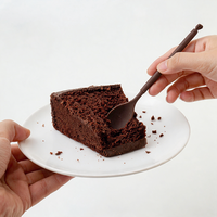 Cuillère à dessert jetable à long manche en plastique PP de qualité alimentaire, assemblée, pour gâteaux et glaces, idéale pour les boulangeries, les plats à emporter et les coffrets cadeaux.