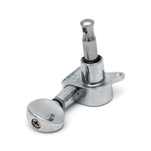 Clavijas de Afinación Ovaladas Pequeñas, Cóncavas, Selladas, para Guitarra Acústica y Eléctrica, Cromadas - Product Image 4