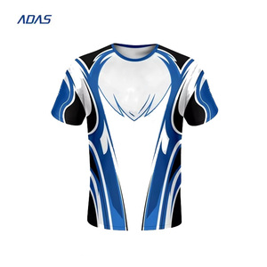 Custom Design Reversible <strong>Gaming</strong> <strong>Tshirt</strong> Factory OEM Manufacture Quick Dry Breathable E-Sports Jersey Unisex Polyester Fabric - Product Image 4
