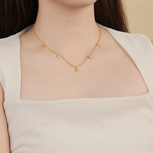 Collar de Plata de Ley S925 con Circonita Estilo Lindo ALICE para Damas - Product Image 5