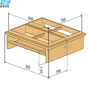 Fenêtre <span class=keywords><strong>d</strong></span>'admission <span class=keywords><strong>d</strong></span>'<span class=keywords><strong>air</strong></span> entièrement automatique en plastique pour équipement <span class=keywords><strong>d</strong></span>'élevage avicole <span class=keywords><strong>avec</strong></span> isolation thermique - Product Image 1