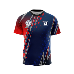 T-shirt de <span class=keywords><strong>moto</strong></span> personnalisé OEM de haute qualité, respirant, décontracté, pour homme, à manches courtes, en polyester à 100 %, avec impression par transfert thermique, pour équipe de course - Product Image 3
