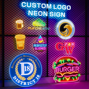 Tùy chỉnh <span class=keywords><strong>Led</strong></span> Neon dấu hiệu UV in Thiết kế linh hoạt ánh sáng Dây thừng handmade Glass Ống Neon dấu hiệu - Product Image 6