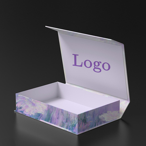 <span class=keywords><strong>Caja</strong></span> de embalaje vacía de terciopelo para regalo, <span class=keywords><strong>caja</strong></span> de regalo magnética de lujo personalizada, venta al por mayor - Product Image 4
