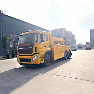 Tout nouveau camion diesel de naufrageur de rotateur de remorquage de véhicule de récupération de route de 20ton 6x4 à vendre - Product Image 5