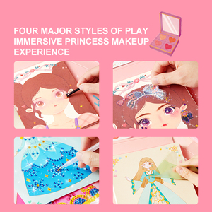 MIDEER Juego de Maquillaje y Disfraces 3 en 1, Juego de Disfraces Hecho a Mano - Juguetes de Maquillaje de Fantasía de Princesa - Product Image 4