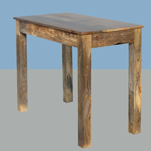 Antique Carved Wood <strong>Dining</strong> <strong>Table</strong> Versatile <strong>Rustic</strong> Furniture for Home Entry Workshop <strong>Dining</strong> Room Hotels - Product Image 3
