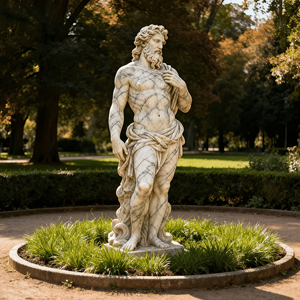 <span class=keywords><strong>Statue</strong></span> de Dieu de la mer en marbre moderne de haute qualité personnalisée Sculpture artisanale sur le thème de l'océan pour une utilisation en intérieur/extérieur Jardin Église Cimetière - Product Image 2
