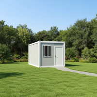 Maison conteneur modulaire préfabriquée à faible coût, type garage, en kit