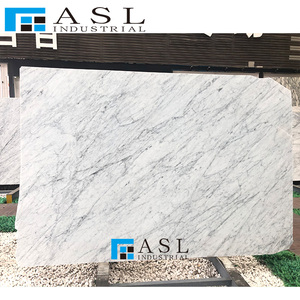Marbre Bianco Carrara <span class=keywords><strong>Bianca</strong></span> Avion, Marbre Blanc Italien Calacatta Gris Veineux, Dalles de Pierre Naturelle, Grandes Dalles - Product Image 1