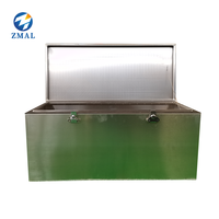 Remorque de camion UTE rectangulaire en aluminium étanche bon marché Surface lisse ouverture par le haut accessoire armoire à outils pour camions mallettes à outils