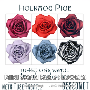 ราคาโรงงาน SINOCS โบว์ริบบิ้นผ้าซาตินรูปดอกกุหลาบ 3 มิติ ขนาด 11 ซม. ทำมือ สำหรับงานคริสต์มาส งานปาร์ตี้ โบว์ติดผมเด็กผู้หญิง เสื้อผ้าเด็ก DIY - Product Image 2