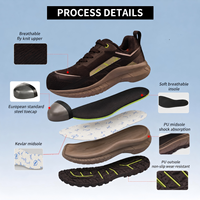 AOXIANG Nouvelle Collection Chaussures de Randonnée Sportives Montantes Été/Hiver avec Tige en Maille Volante et Semelle Intermédiaire Imperméable et Anti-Neige
