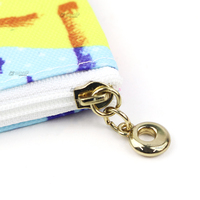 Porte-monnaie de luxe en Polyester imprimé, unisexe, fermeture éclair, porte-monnaie personnalisé, Mini pochette, porte-monnaie