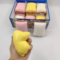 Jouets Squishies en blocs à remontée lente, doux à presser, amusants, anti-stress en TPE, taille et emballage personnalisés, marque privée
