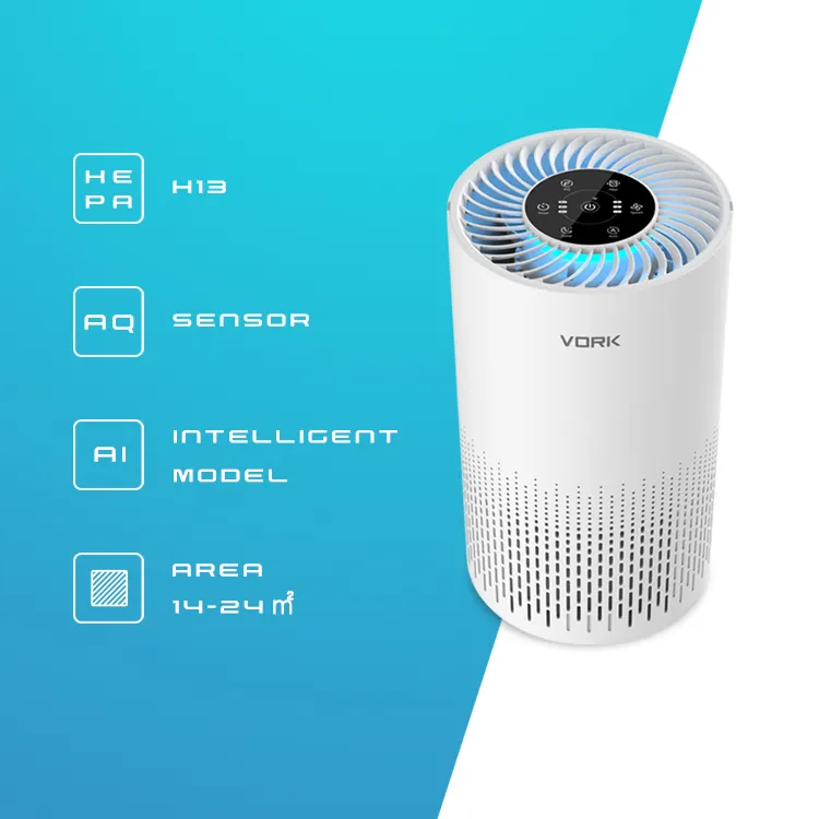Factory Supply Low Noise Smart Tuya App Wifi Pets Air Purifier Smoke 3 Stage H13 HEPA Filter Air Purifiers