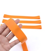 Sangle en silicone naturel colorée de marque personnalisée, largeur 20/25 mm, bande élastique pour le regroupement de casques, appareils photo, boîtes à lunch, pots