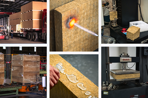Pannello in Lana di Roccia <span class=keywords><strong>Boris</strong></span> 100mm Termico + Acustico + Ignifugo per Tetti, Riduzione Rumore 25dB, Classe A2, Riduce la Perdita di Calore del 25% - Product Image 4