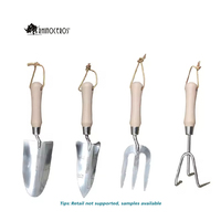Vente chaude Outils Horticoles Paille De Blé Outils De Jardin Coffret Cadeau Avec Sac De Jardin