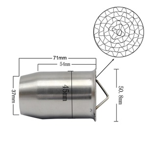 Bán buôn muffle ống xả 50.8 mét thép không gỉ tổ ong chất xúc tác xe máy Muffler kết nối dB <span class=keywords><strong>Killer</strong></span> với chất xúc tác - Product Image 2