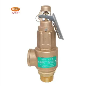 Valve supplier AB712 Spring Low Lift 1" 2" 3" Air Oil Water Steam High Pressure Boiler Copper Bronze Safety Relief Valve