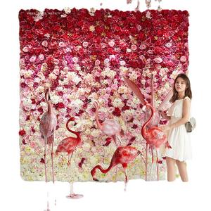 Muro de Flores Artificiales para Boda, Decoración de Centro Comercial, Pared de Fondo con Plantas, Rosas de Seda, Muro de Flores Artificiales para Boda - Product Image 6